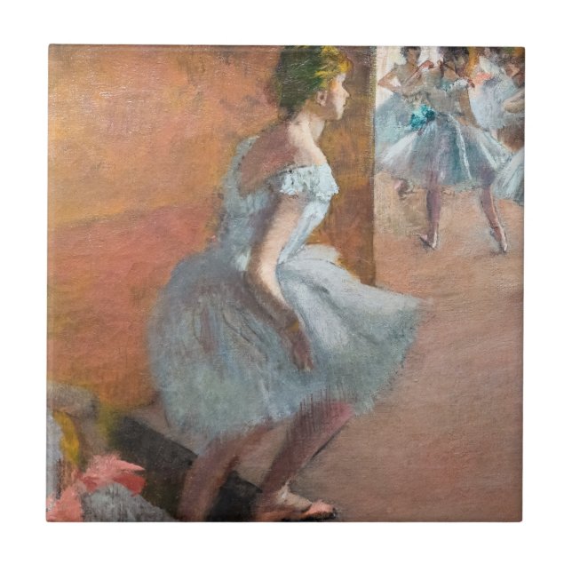 Carreau Edgar Degas - Danseurs Escalade d'un escalier (Devant)