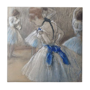 Carreau Edgar Degas, Danseuse de ruban bleu