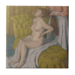 Carreau Edgar Degas Femme Qui A Les Cheveux Compilés