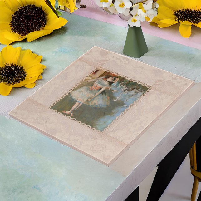 Carreau Edgar Degas La danseuse étoilée avec dentelle (Créateur téléchargé)