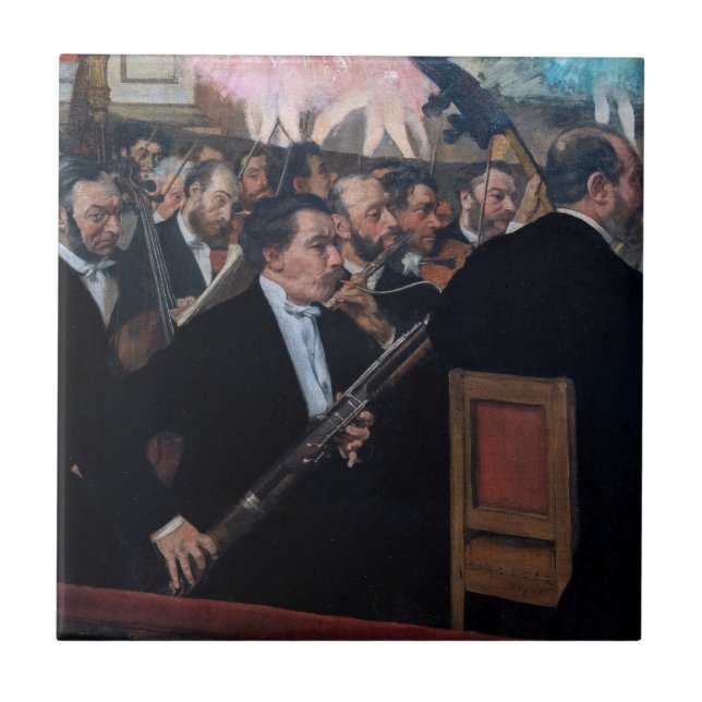 Carreau Edgar Degas - Orchestre à l'Opéra (Devant)