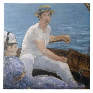 Carreau Edouard Manet - Bateau