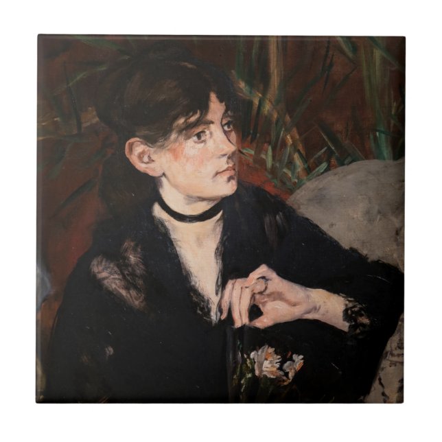 Carreau Edouard Manet - Berthe Morisot avec un ventilateur (Devant)
