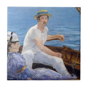 Carreau Edouard Manet - En bateau