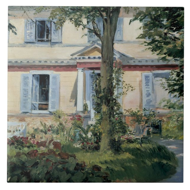 Carreau Edouard Manet - La Maison de Rueil (Devant)