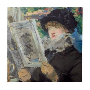 Carreau Edouard Manet - Lecture Femme