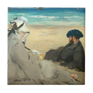 Carreau Edouard Manet - Sur la plage