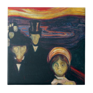 Carreau Edvard Munch - Anxiété