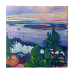 Carreau Edvard Munch - Fumée de train