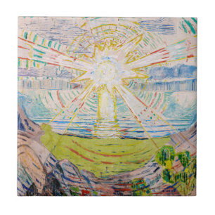 Carreau Edvard Munch - Le Soleil 1910