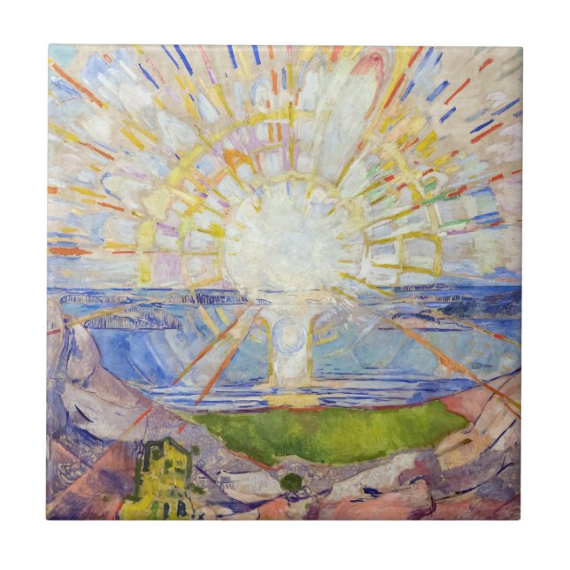 Carreau Edvard Munch - Le Soleil 1911 (Devant)