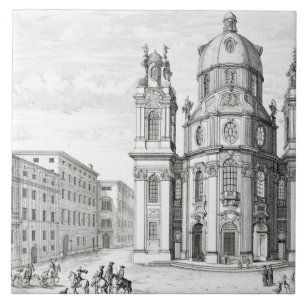 Carreau Église de Notre Dame, Salzbourg, Autriche, de