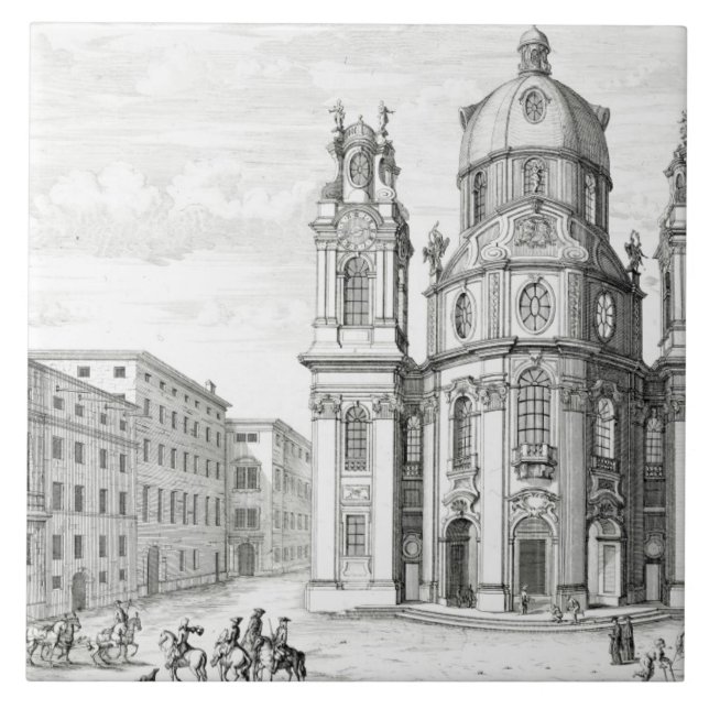 Carreau Église de Notre Dame, Salzbourg, Autriche, de (Devant)