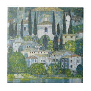 Carreau Église (Kirche) à Cassone par Gustav Klimt