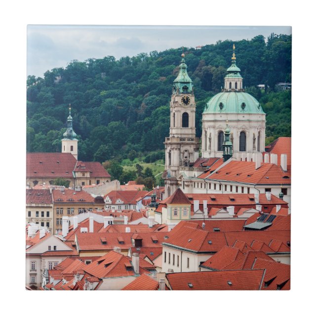 Carreau Église Saint-Nicolas - Prague, République tchèque (Devant)