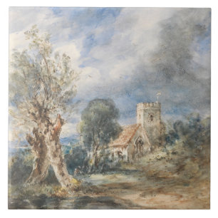 Carreau Église Stoke Poges (1834) John Constable