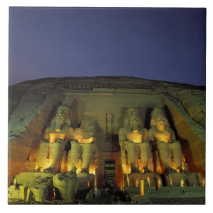 Carreau Égypte, Abu Simbel, Figures colossales de Ramsès