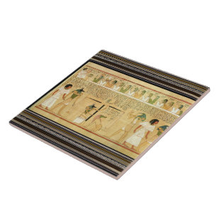 Carreau Égypte-Hiéroglyphes Carrelage en céramique