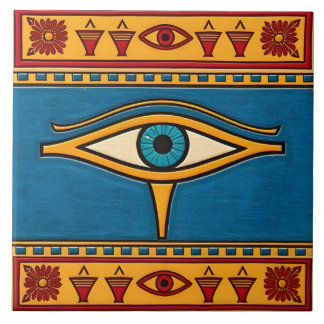 Carreau Egyptian Eye of Horus, Eye of Ra Egypt Deity