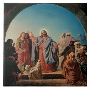 Carreau Ekman - Jésus Wakes Lazarus