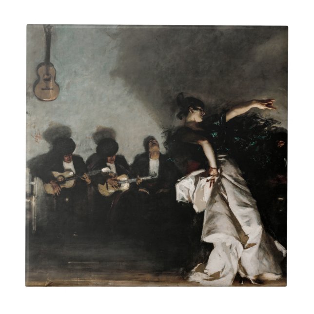 Carreau El Jaleo par John Singer Sargent (Devant)