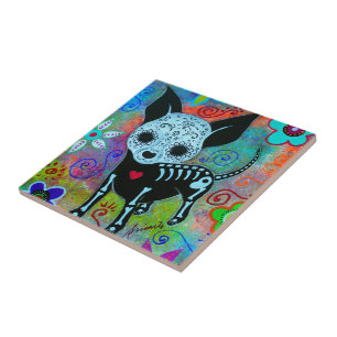 CARREAU EL PERRO DOG DIA DE LOS MUERTOS CHIHUAHUA