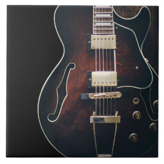 Carreau Electric Guitar On Black