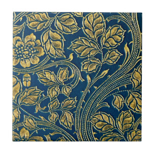 Carreau Élégance Bleu Doré