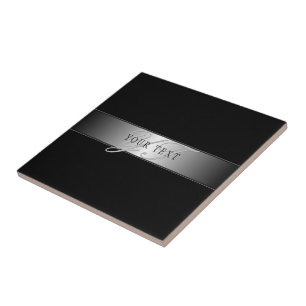 Carreau Élégant écriture de script de monogramme modifiabl