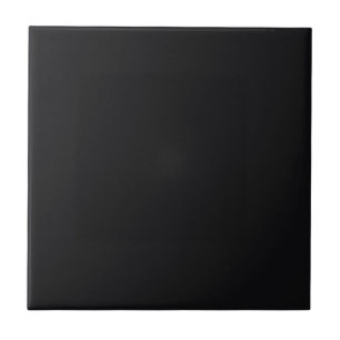 Carreau Elégant Jet classique noir couleur solide