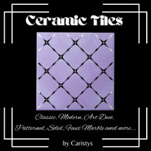 Elégant Mauve pâle et Carrés blancs