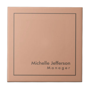 Carreau Élégant minimaliste professionnel