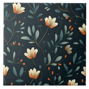 Carreau Élégant motif floral