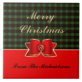 Carreau Élégant plan et bijouterie avec nom