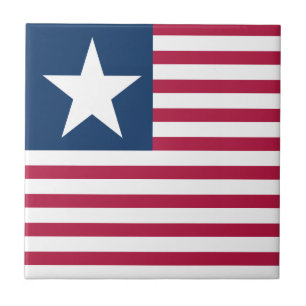 Carreau Élégant Rouge Blanc Bleu Star Grilles USA Patrioti