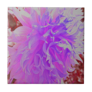 Carreau Élégante Dahlia Décorative Ultra Violet