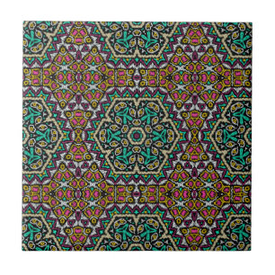 Carreau Embrayage sans fil ethno-boho tribal ornemental t