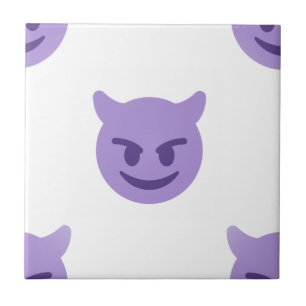 Carreau emoji diable