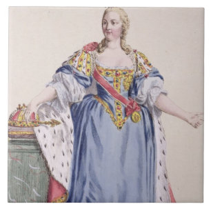Carreau En Céramique 1717-80) impératrices de Maria Theresa (de