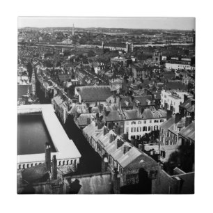 Carreau En Céramique 1859 :  La ville de Boston, le Massachusetts