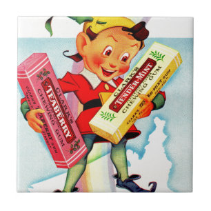 Carreau En Céramique 1940 Clark’s chewing gum elf