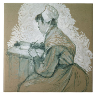 Carreau En Céramique "À l'auteur de St Lazare, 1886-89", s possible