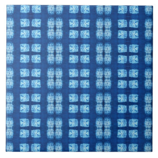 Carreau en céramique à motifs Shibori