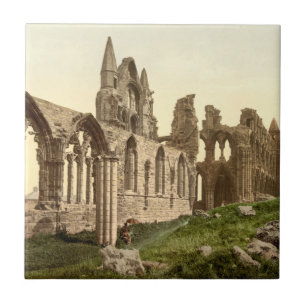 Carreau En Céramique Abbaye de Whitby I, Whitby, Yorkshire, Angleterre