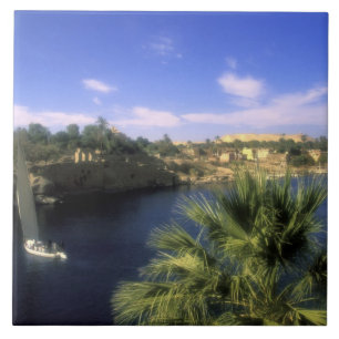 Carreau En Céramique AF, Égypte, Haute-Égypte, Assouan. Nil,