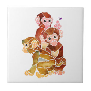 Carreau En Céramique Affaires de singe