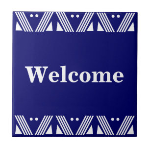 Carreau En Céramique Affiche de bienvenue de Deco