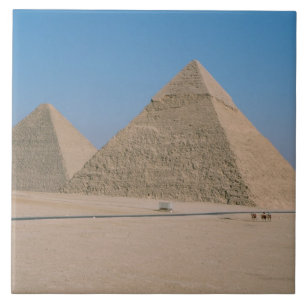 Carreau En Céramique Afrique - Égypte - Caire - Grandes pyramides de Gi