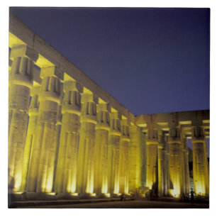 Carreau En Céramique Afrique, Égypte, Louxor. Cour du soleil d'Amenhote