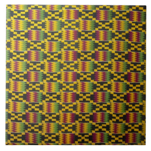 Carreau En Céramique Afrique, Ghana, Accra. Musée national, considér